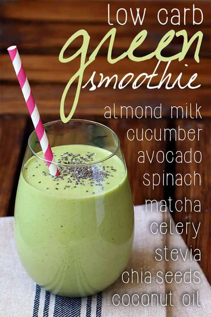 Green-Low-Carb Breakfast Smoothie