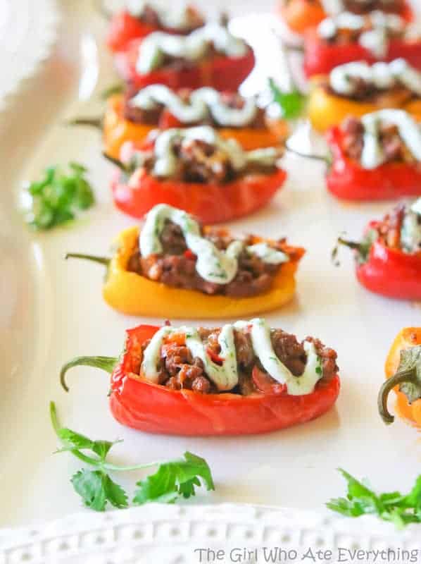 Mini Taco Stuffed Peppers