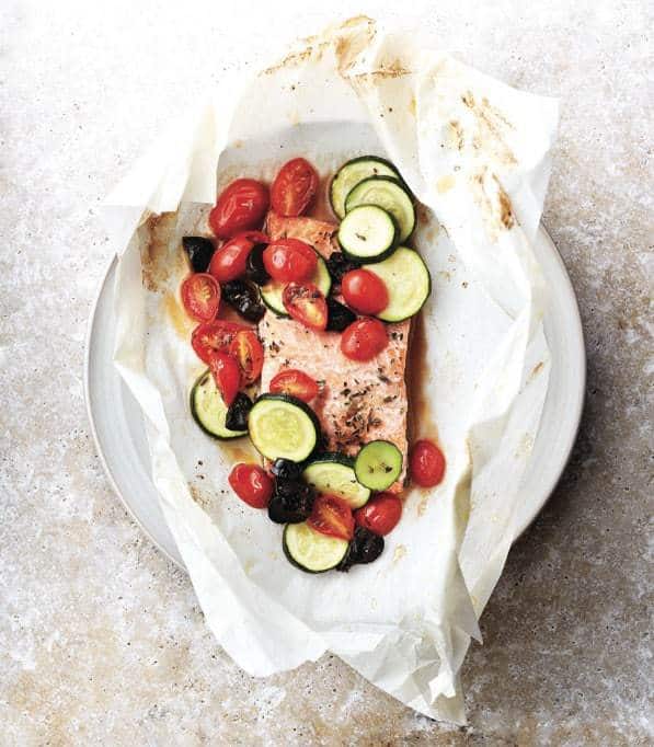 Trout Provençale en Papillote