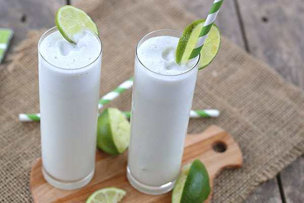 Low Carb Coconut Lime Coolers