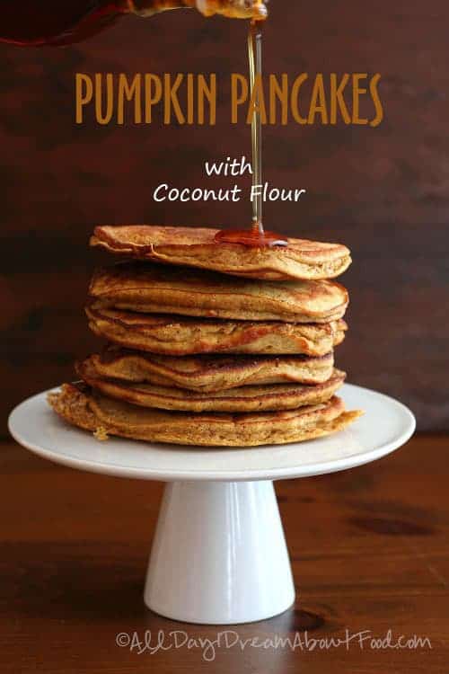Pumpkin Coconut Flour Pancakes