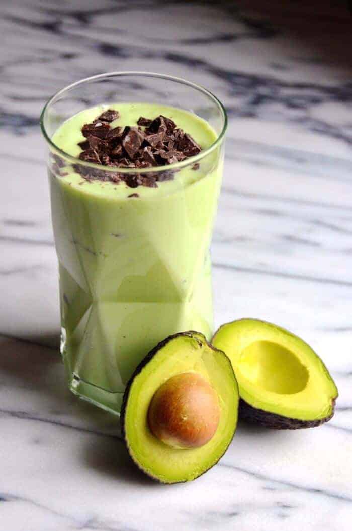 Low-Carb Mint Chip Protein Shake