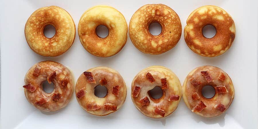 Mini Keto Pancake Donuts