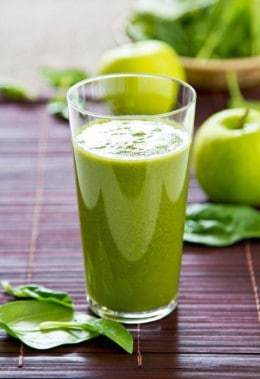 Spinach with Green Apple Diet Smoothie