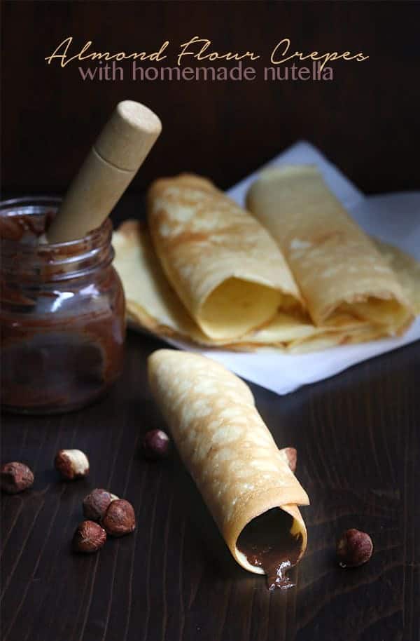 Almond Flour Cream Cheese Crepes