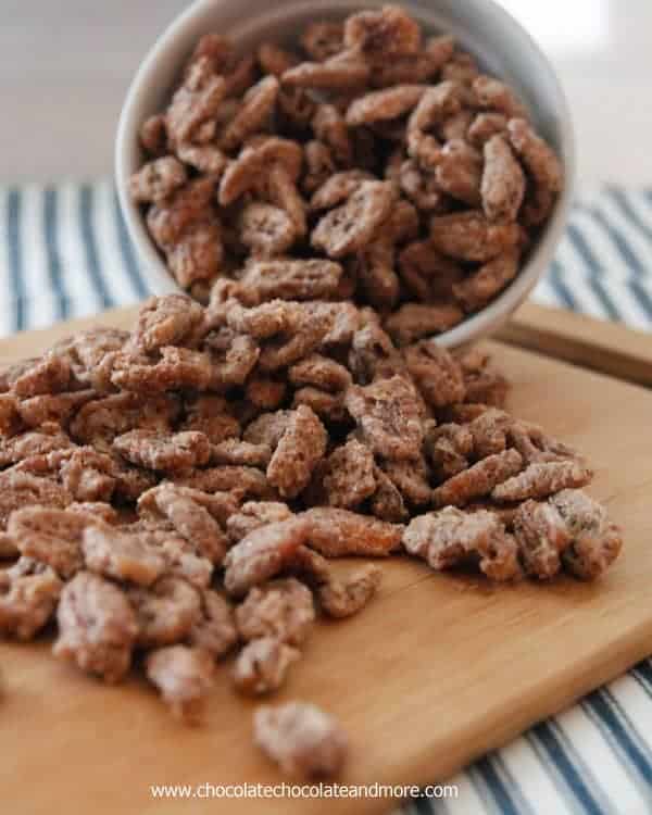 Cinnamon Spiced Pecans