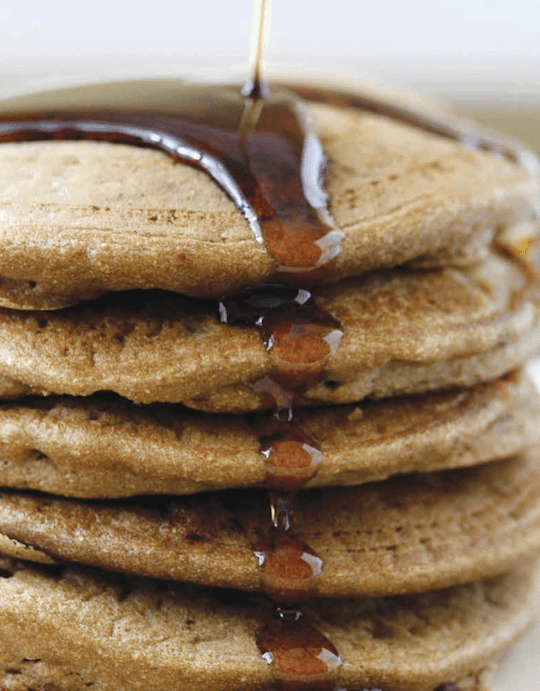 Hazelnut Coffee Pancakes