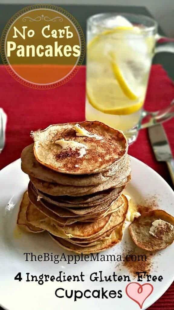No-Carb Pancakes with only 4 Ingredients