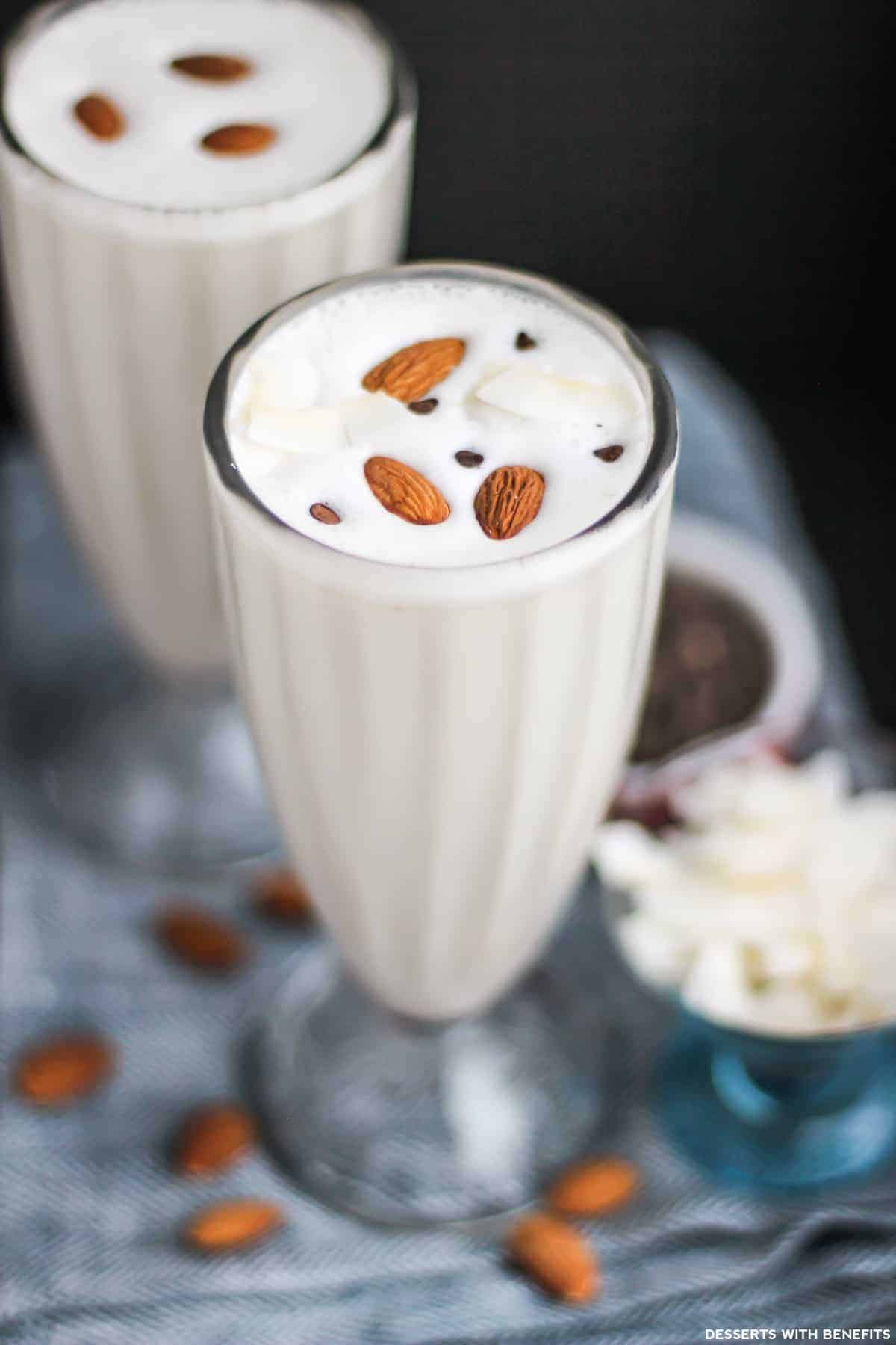 Healthy Almond Joy Milkshake