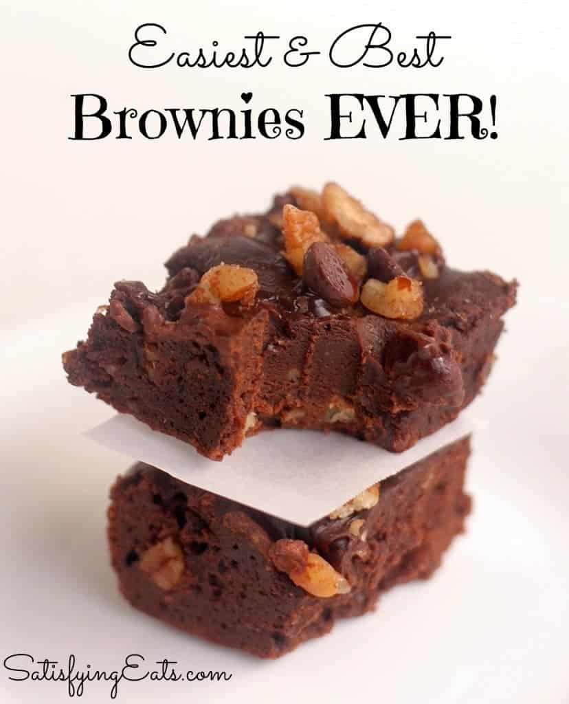 Easiest and Best Brownies Ever