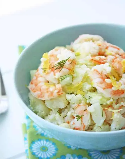 Shrimp & Cauliflower Salad