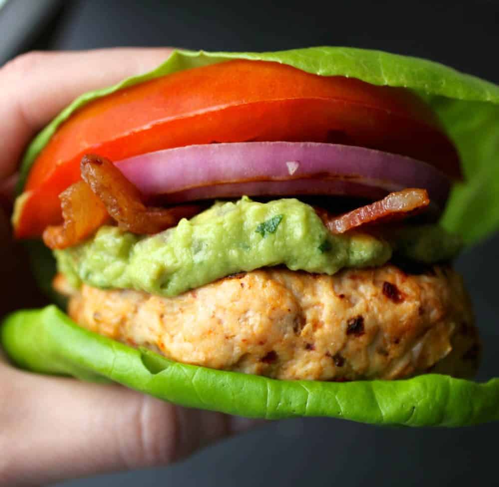 Chipotle Turkey Burgers With Guacamole