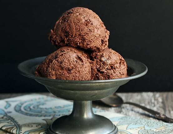 Low-Carb Chocolate Bacon Toffee Ice Cream