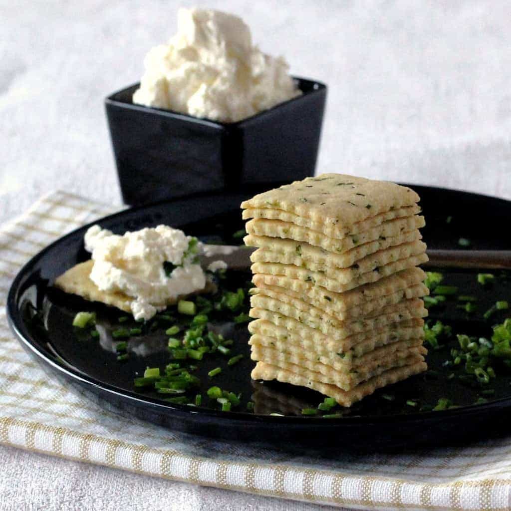 Sour Cream and Chive Crackers