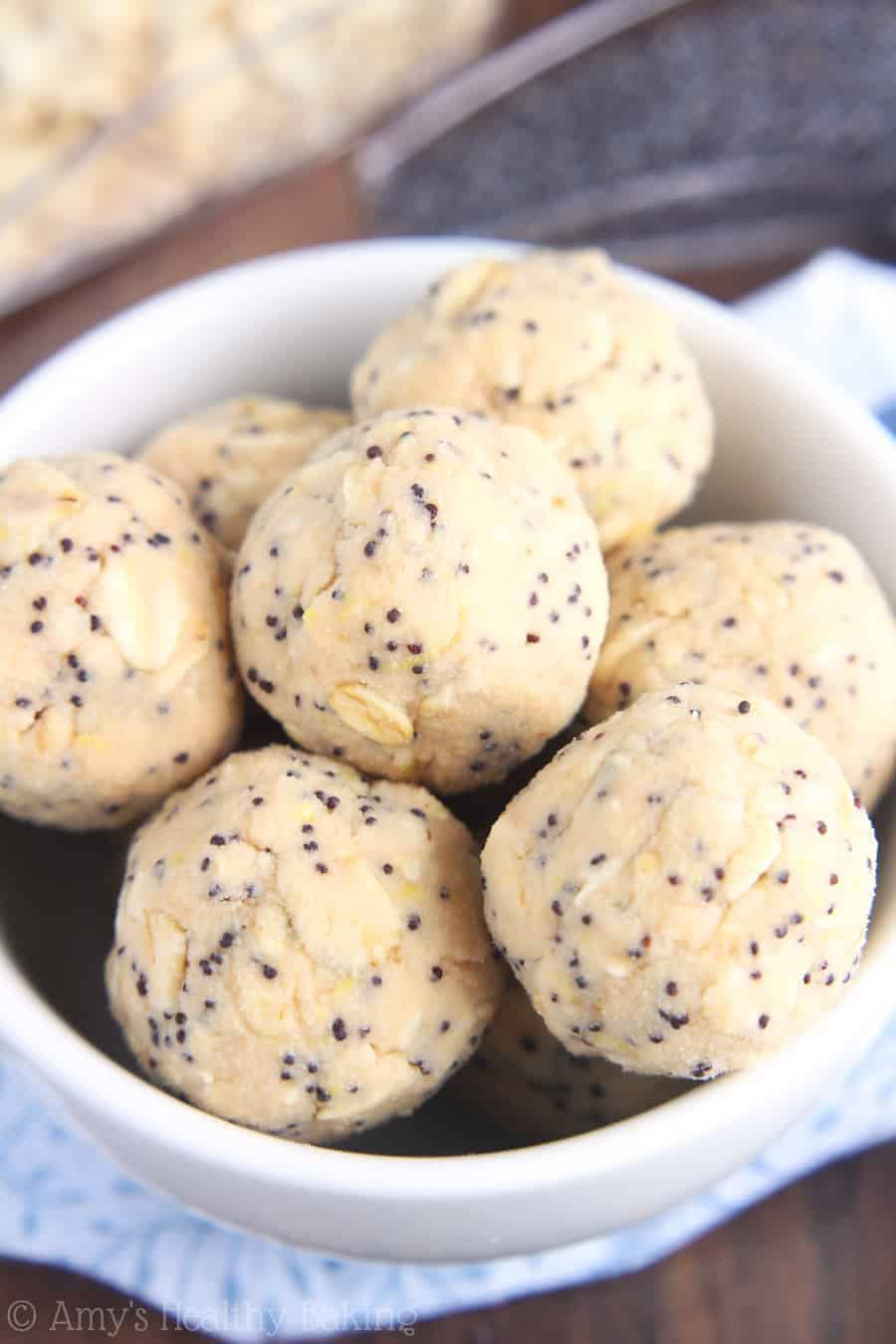 Lemon Poppy Seed Energy Bites