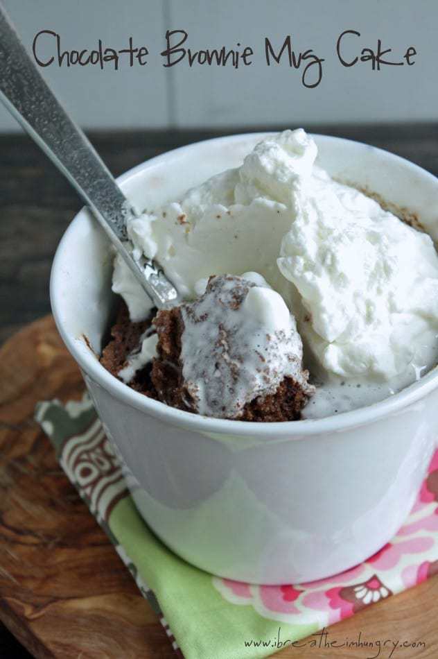 Chocolate Brownie Low Carb Mug Cake