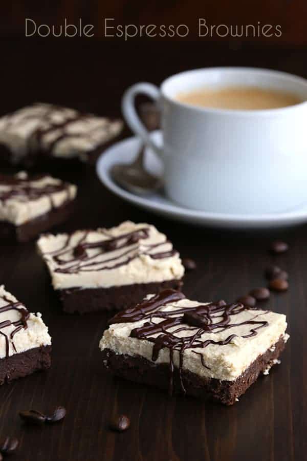 Low Carb Double Espresso Brownies