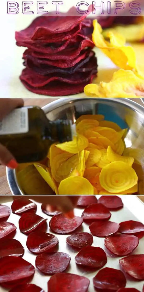 Baked Beet Chips