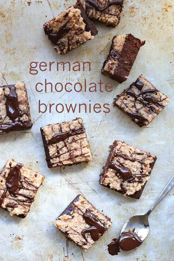 Low Carb German Chocolate Brownies