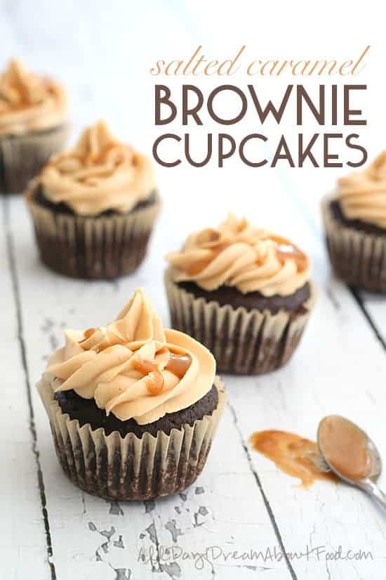 Low Carb Salted Brownie Caramel Cupcakes