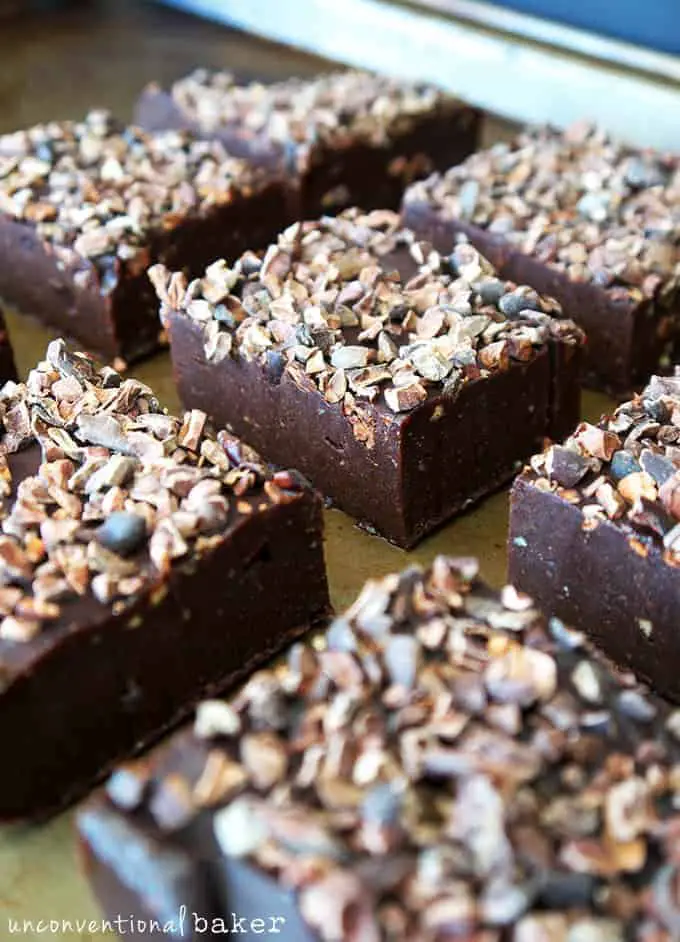 Gluten Free Vegan Brownie Fudge