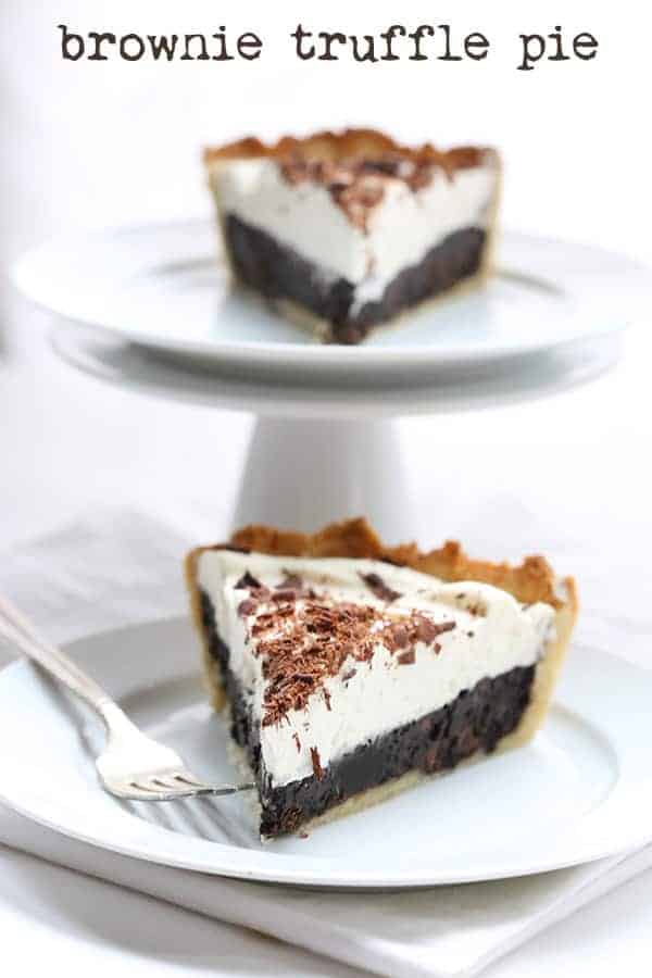 Brownie Truffle Pie