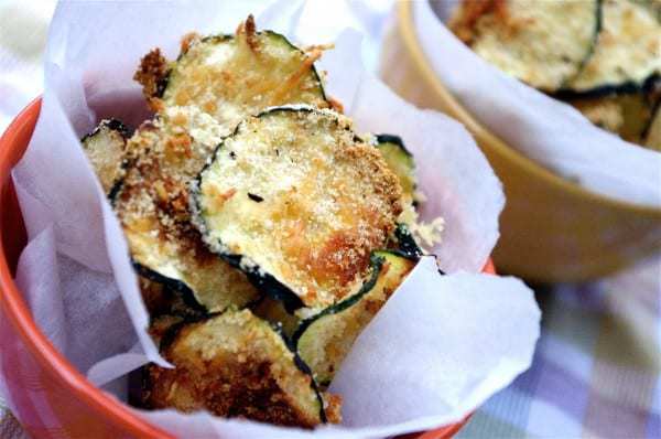 Oven Baked Zucchini Chips