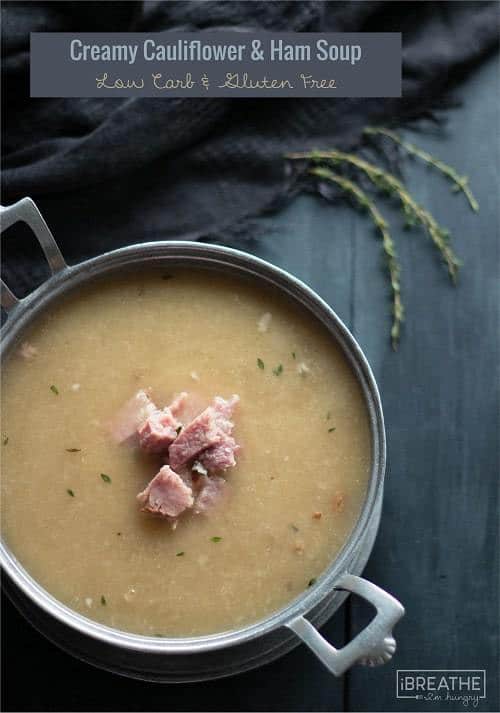 Creamy Cauliflower & Ham Soup