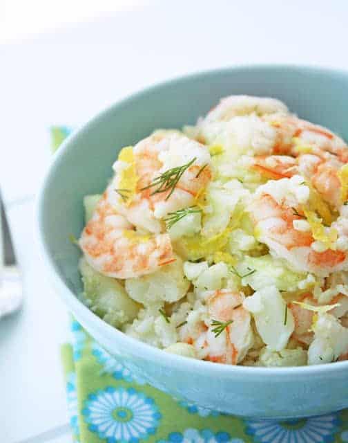 Shrimp and Cauliflower Salad
