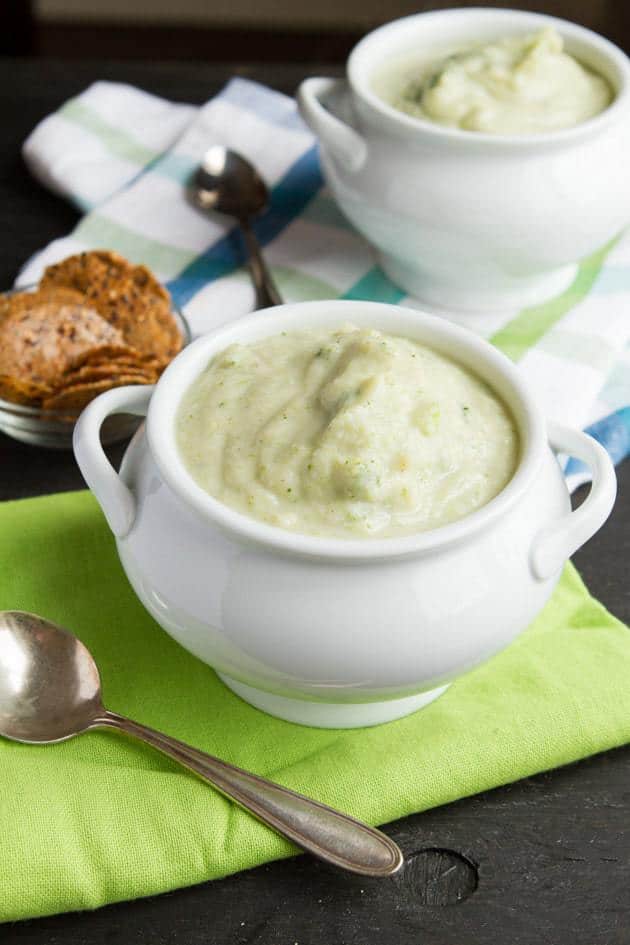 Vegan Cream of Broccoli Soup