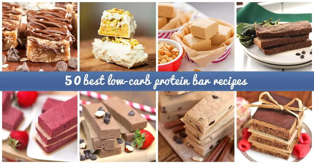 Low-carb protein bar recipes