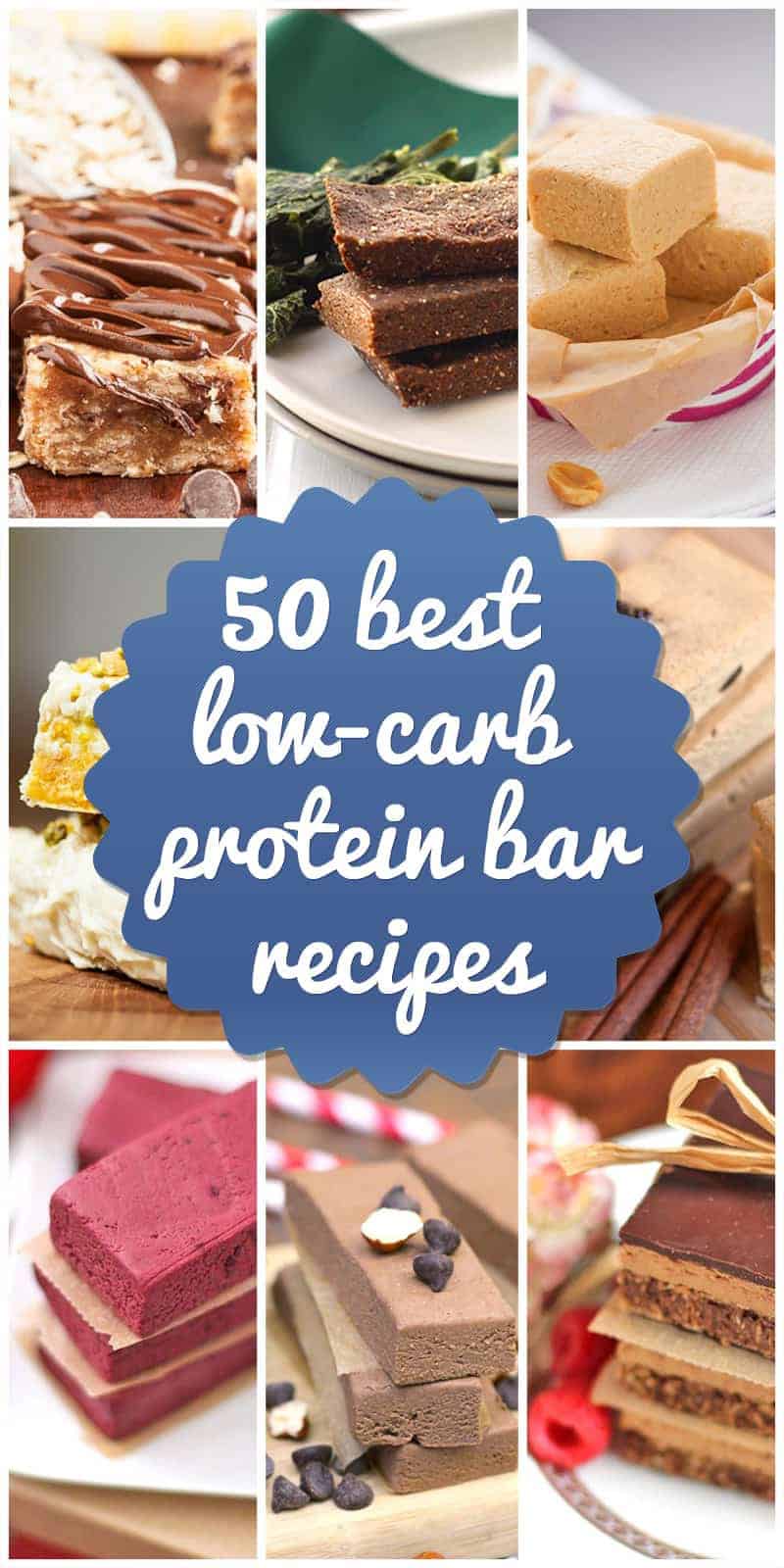 Low-carb protein bar recipes