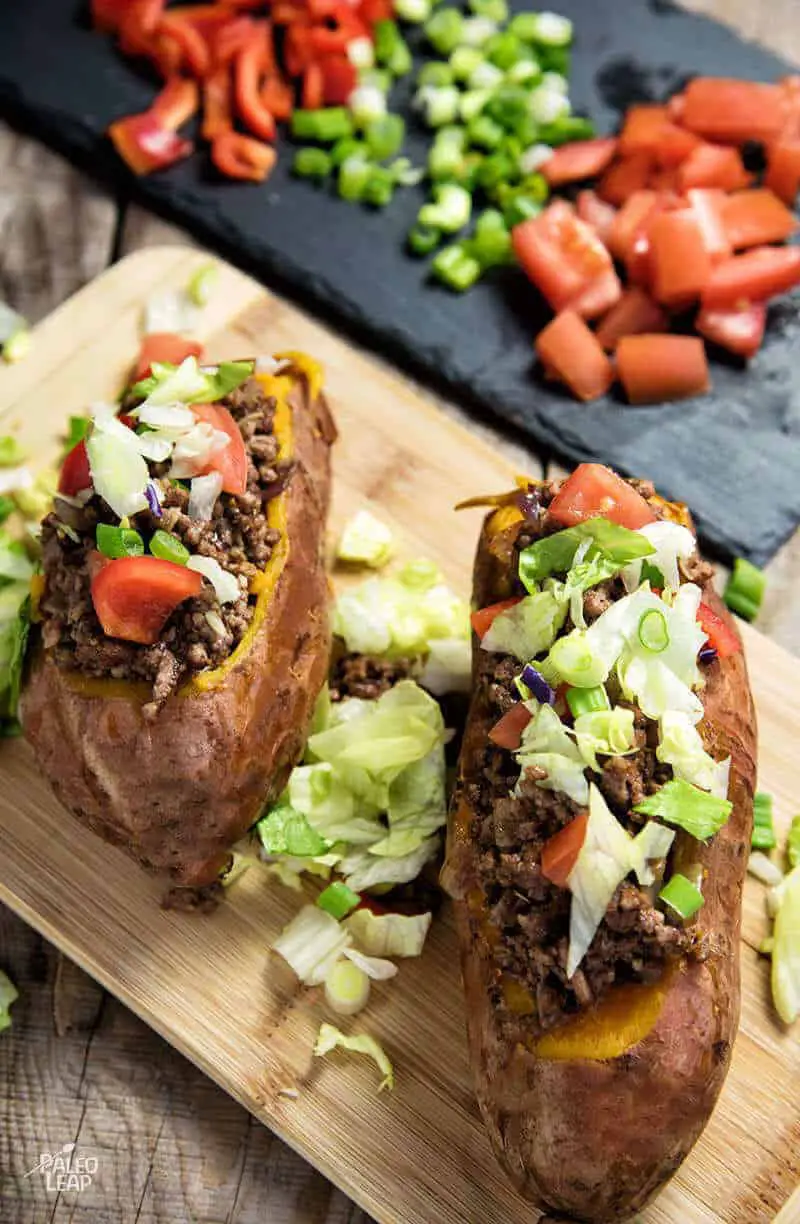 Taco-Stuffed Sweet Potatoes