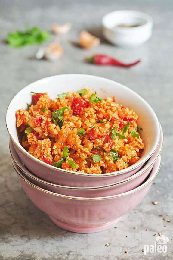 Spicy Mexican Cauliflower Rice