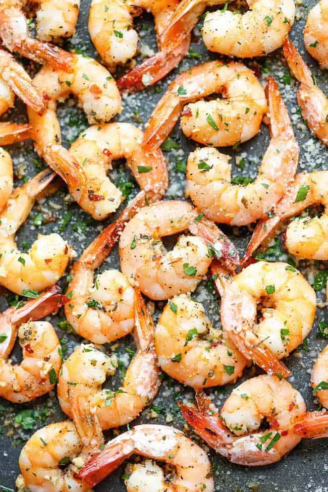 Garlic Parmesan Roasted Shrimp