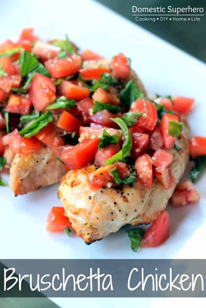 Skinny Bruschetta Chicken