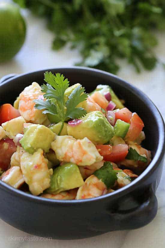 Zesty Lime Shrimp And Avocado Salad