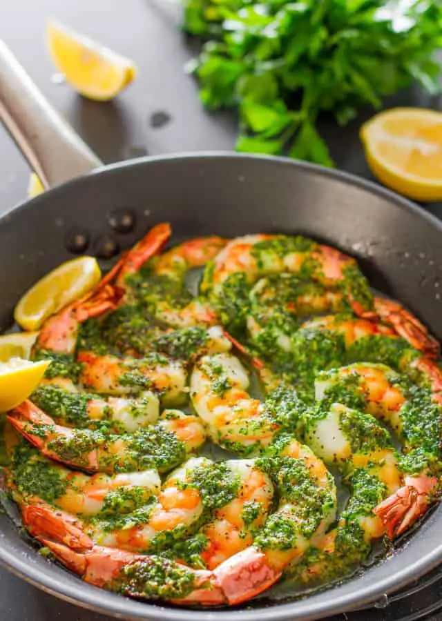 Garlic and Parsley Butter Shrimp