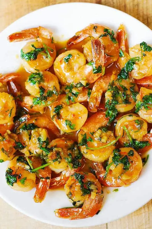 Cilantro Lime Honey Garlic Shrimp