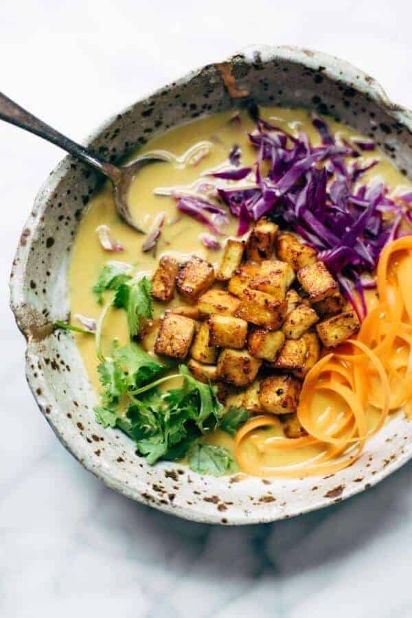 Coconut curry soup