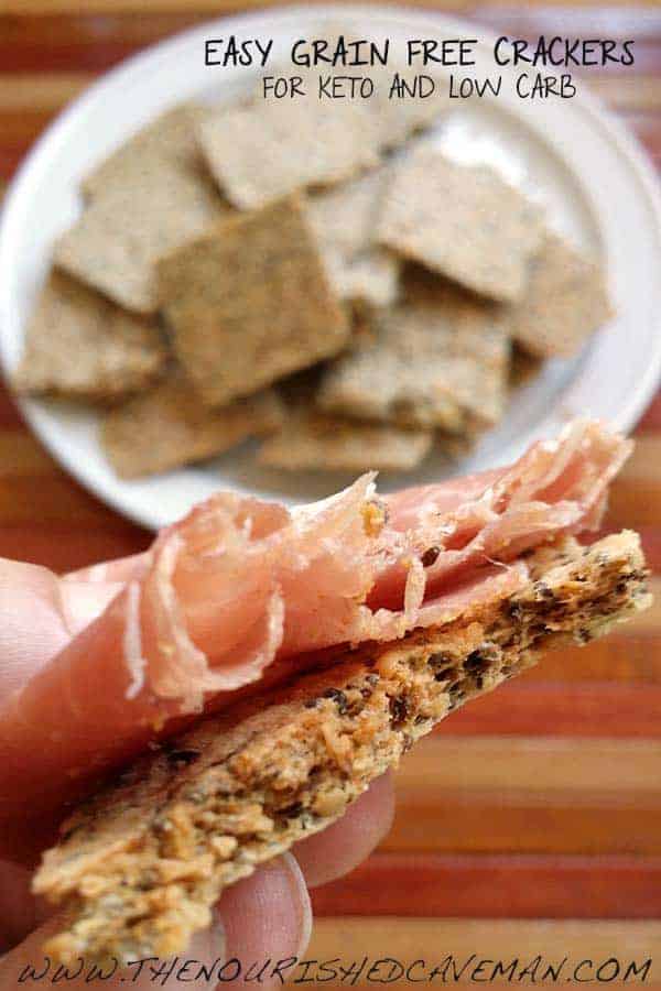 Easy Grain Free Crackers