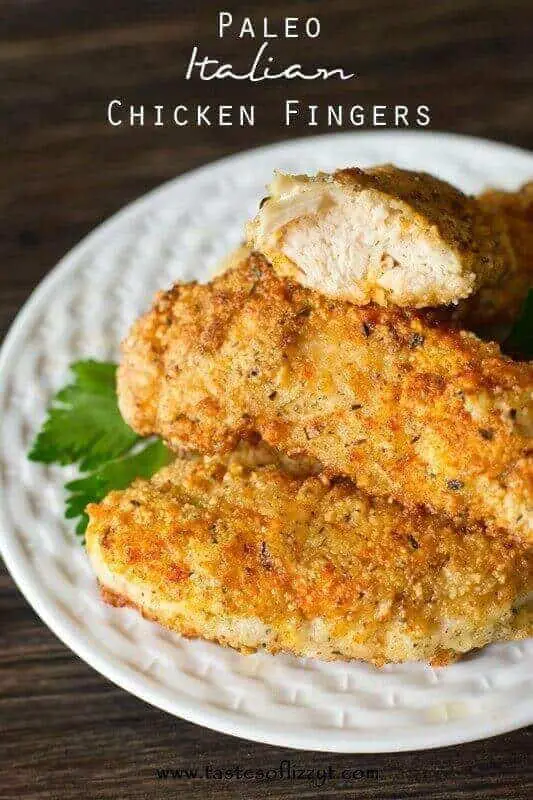 Italian paleo chicken fingers