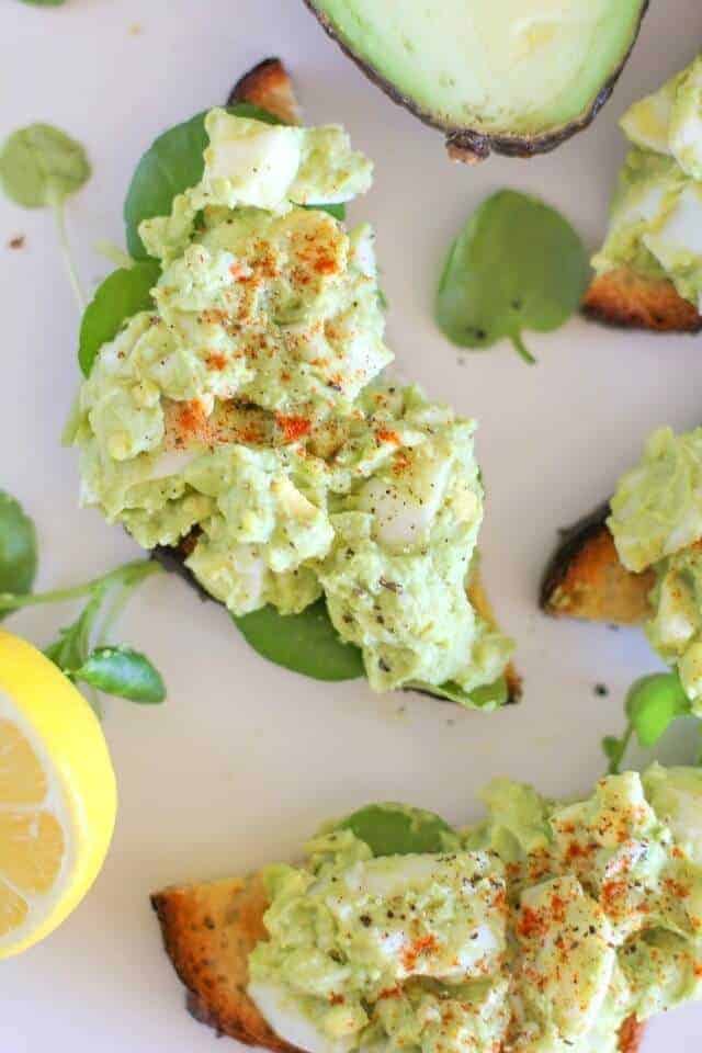 Avocado egg salad