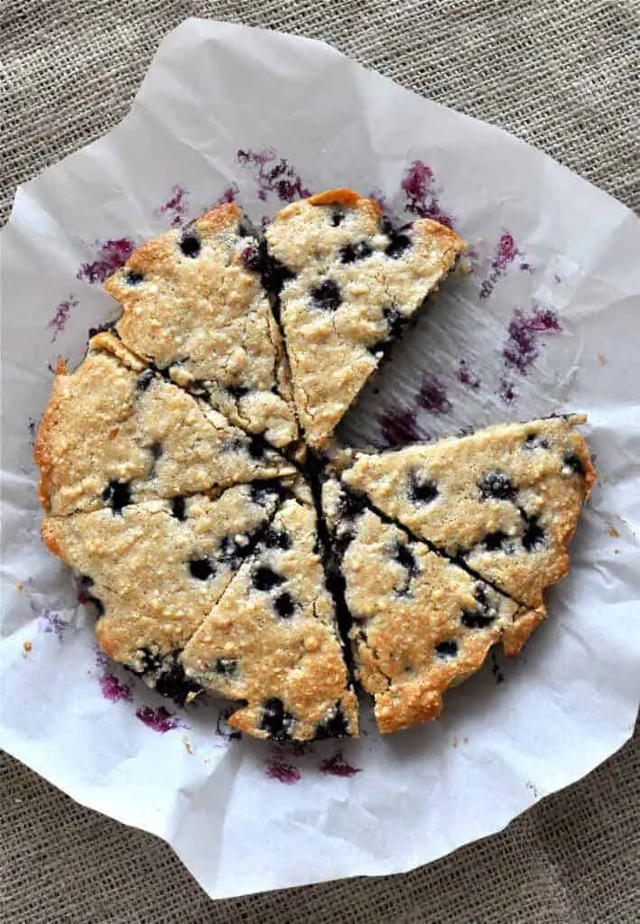 Paleo Blueberry Scones