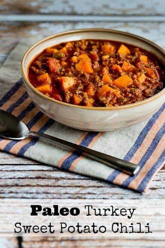 Paleo turkey sweet potato chili