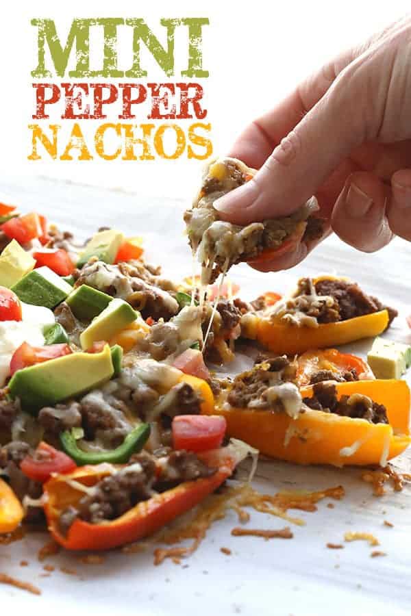 Mini Pepper Nachos