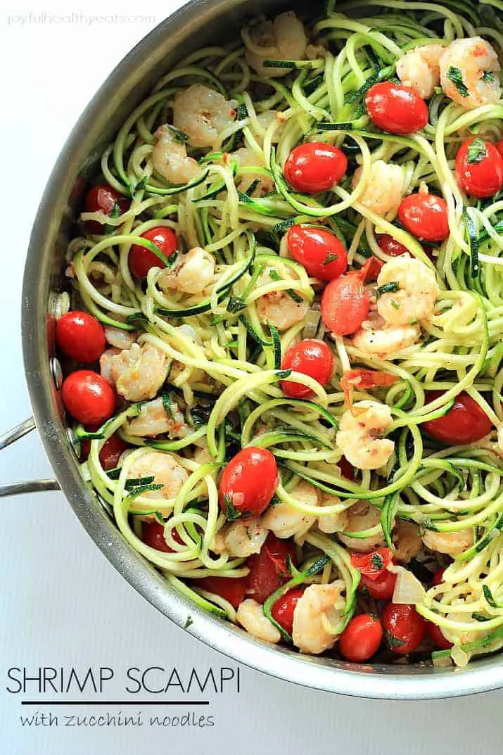 Shrimp Scampi with Zucchini Noodles