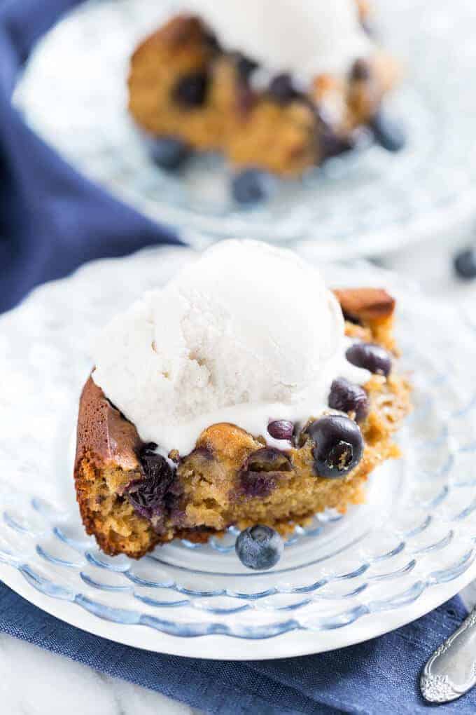 Cinnamon Blueberry Cobbler