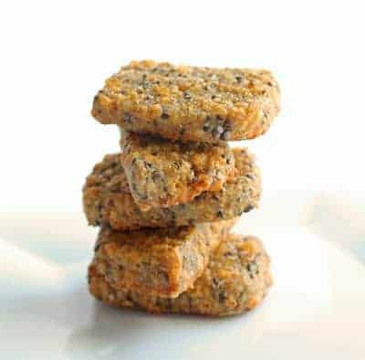 Cheesy Flax and Chia Seed Cracker