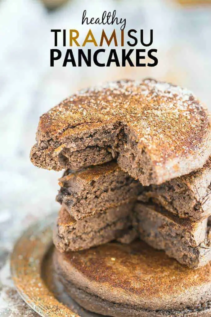 Healthy Tiramisu Pancakes